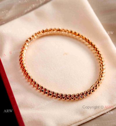 TOP Replica Clash de Cartier Bullet Bracelet Rose Gold-coated